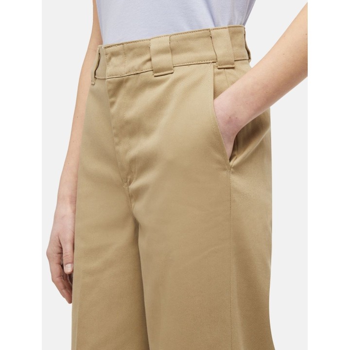 DICKIES PANTS WIDE LEG KHAKI -DK0A4YSEKHK1