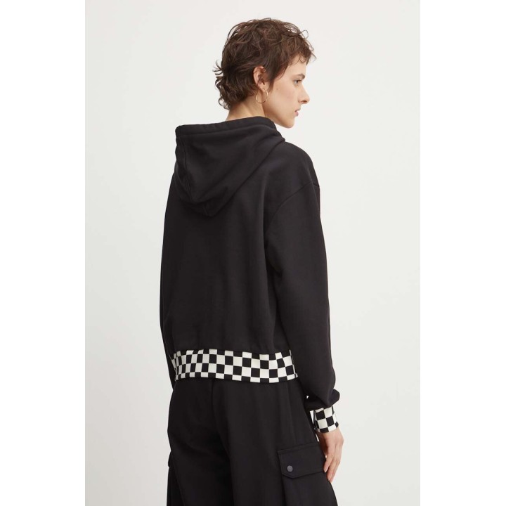 VANS  BOOM BOOM CHECK CROP II Black- VN000GJ2BLK1