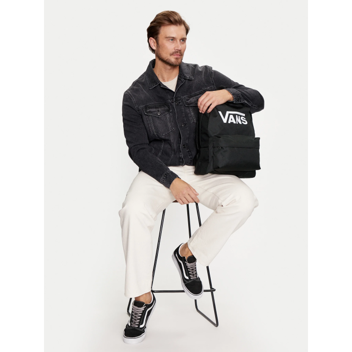 VASN  Old Skool Print Backpack Black- VN000H50BLK1