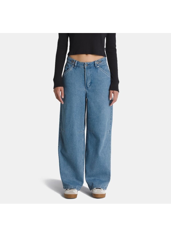 VANS Curbside Denim Pants Stone Wash- VN000JTY7W61