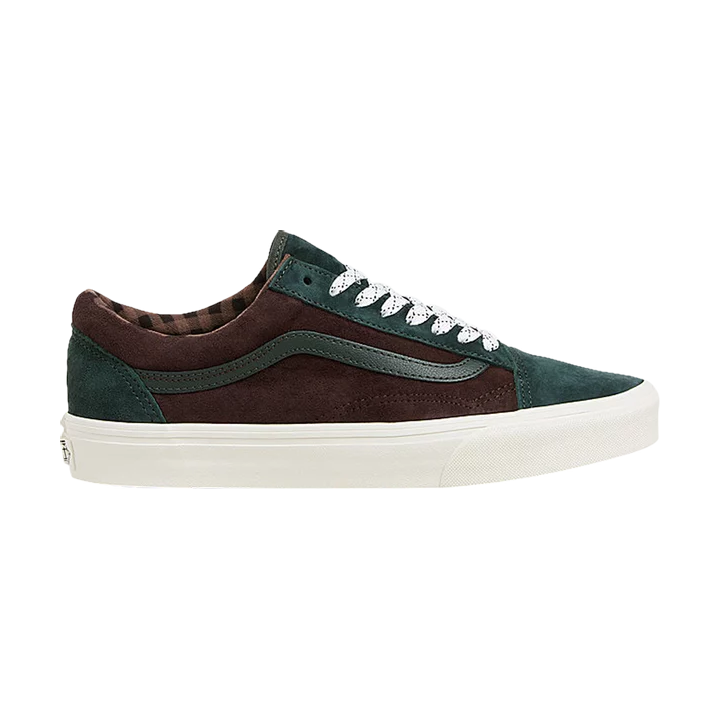 VANS  Old Skool PIG SUEDE PLAID Scarab- VN0A2Z42PRM1