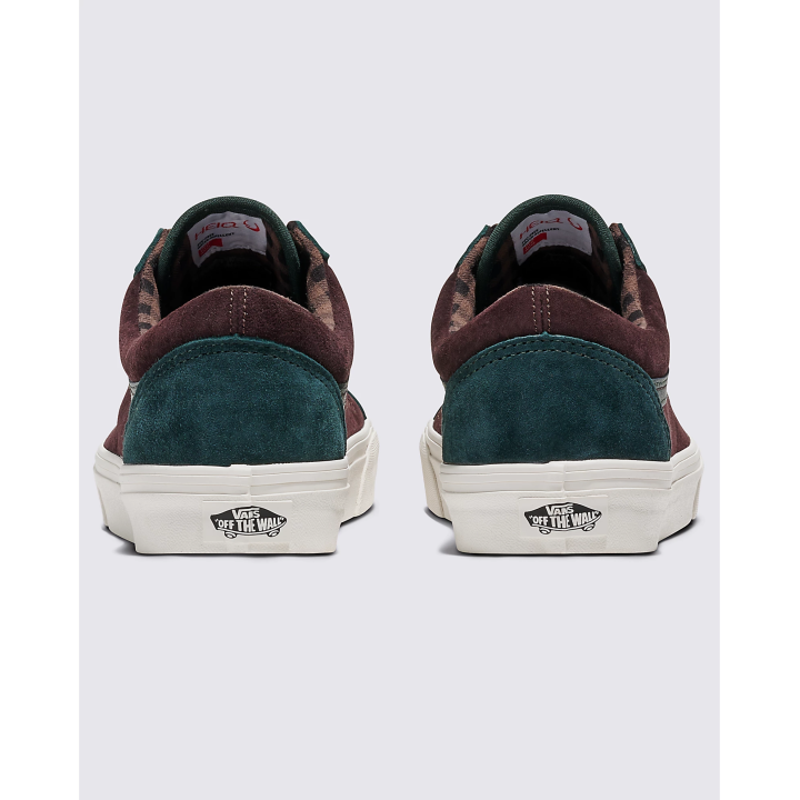 VANS  Old Skool PIG SUEDE PLAID Scarab- VN0A2Z42PRM1