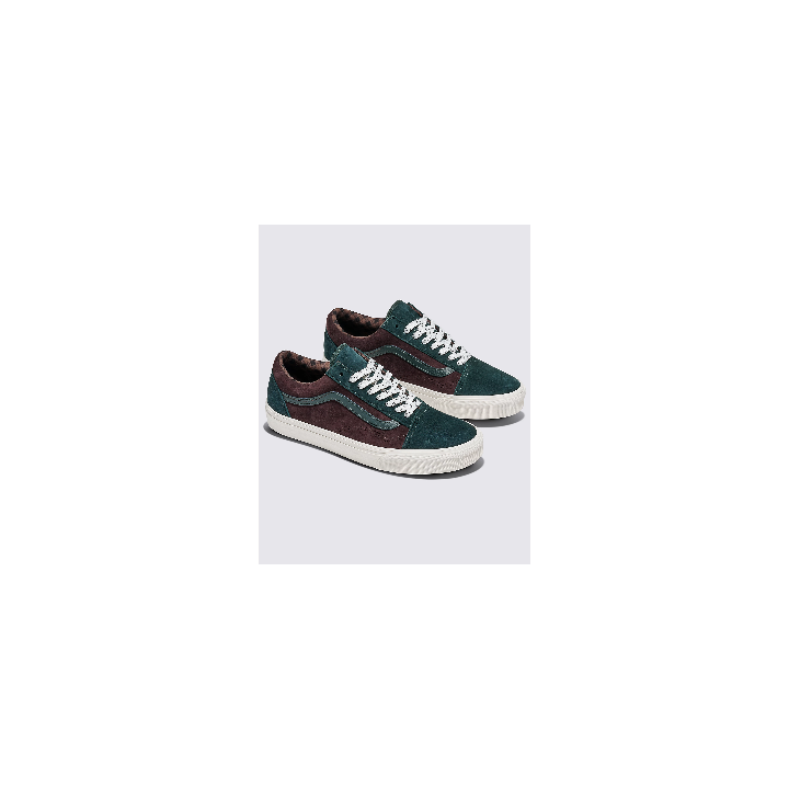 VANS  Old Skool PIG SUEDE PLAID Scarab- VN0A2Z42PRM1