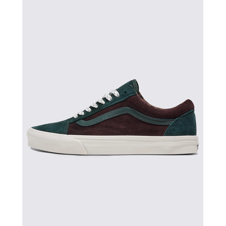 VANS  Old Skool PIG SUEDE PLAID Scarab- VN0A2Z42PRM1