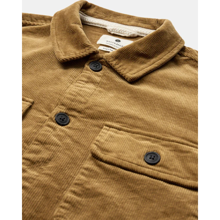AKOSCAR CORD OVERSHIRT - WOOD THRUSH - 901784