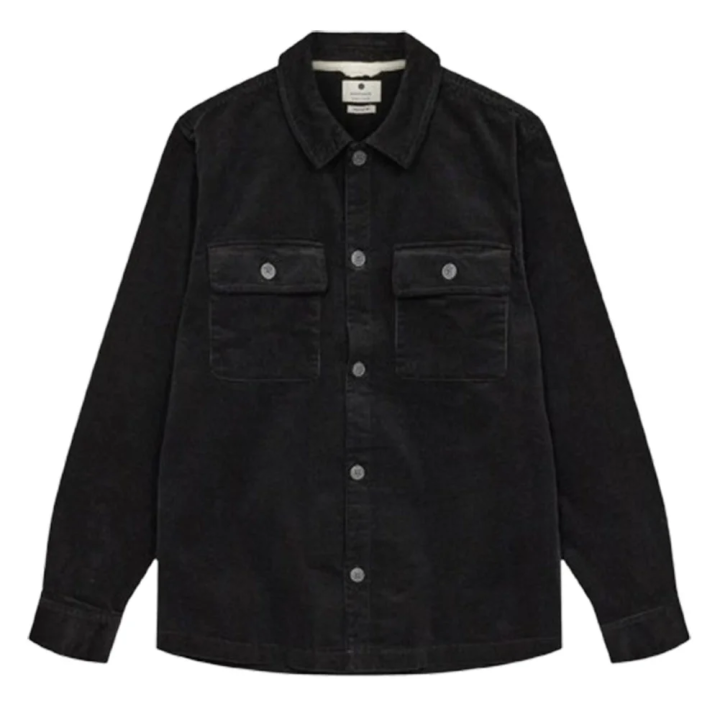 AKOSCAR CORD OVERSHIRT - FOREST NIGHT- 901784
