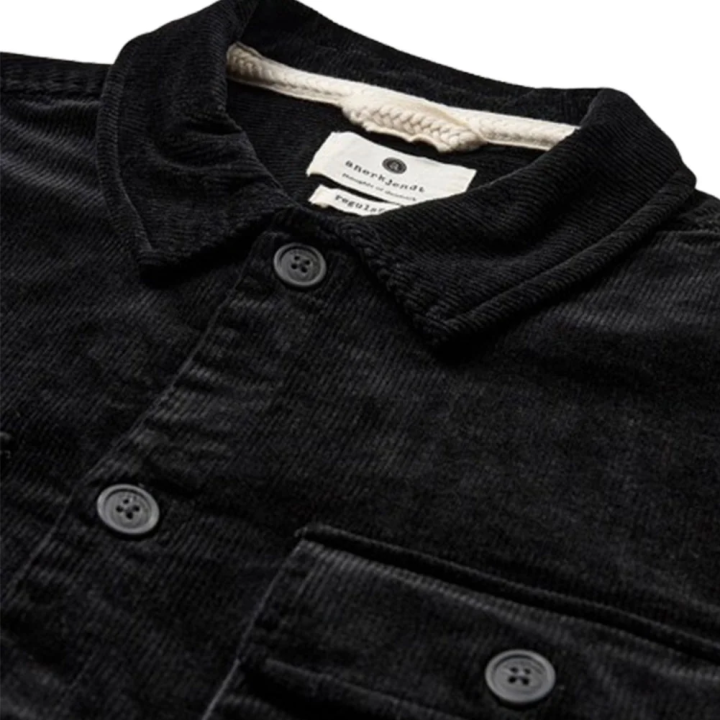 AKOSCAR CORD OVERSHIRT - FOREST NIGHT- 901784