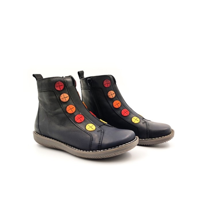 CHACAL 6419 Nobuck Gras Δέρμα Negro - 6419