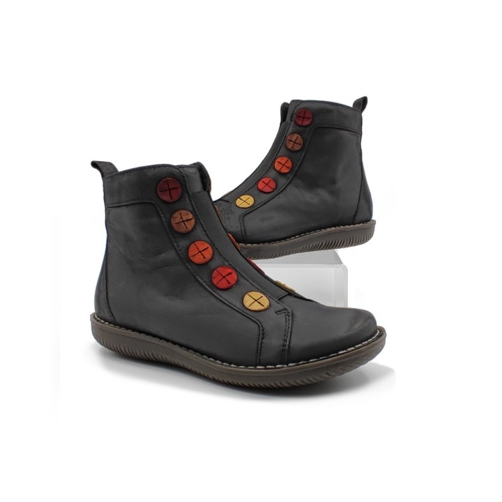 CHACAL 6419 Nobuck Gras Δέρμα Negro - 6419