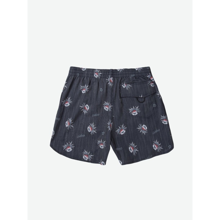Emerson Men's Swimshort Floral Print -PR196 Off Black  (201.EM507.15)
