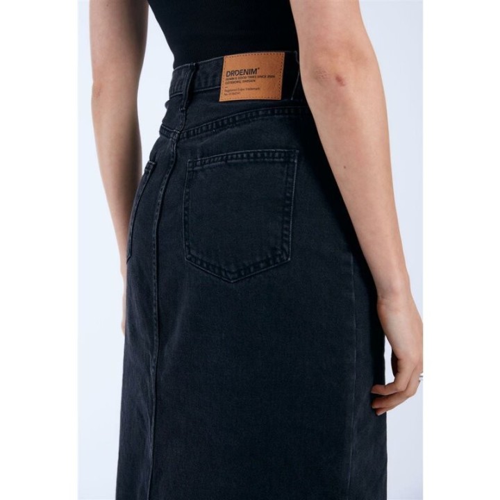 Dr Denim Skirt Myra 114 Black Used -2420102114