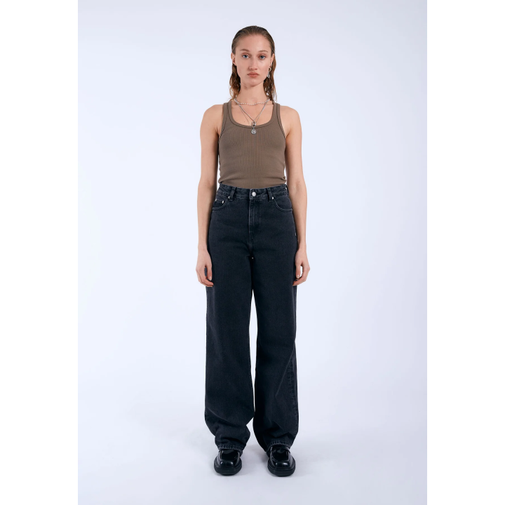 Dr Denim Pants Donna Retro Black Denim - 2230101A58