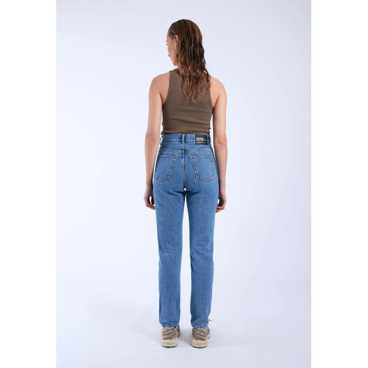 Dr Denim Pants Nora K82 Stream Sky Retro Denim - 2020103