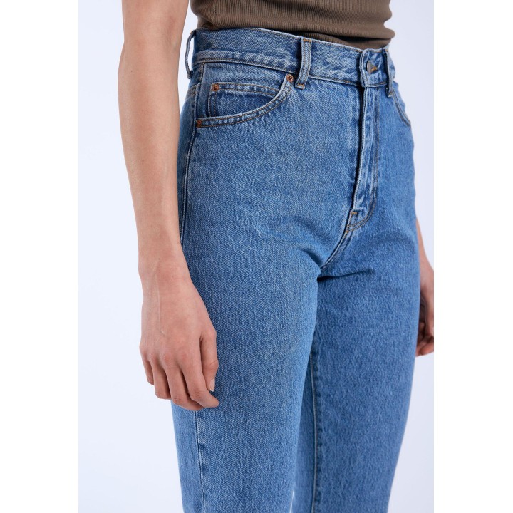 Dr Denim Pants Nora K82 Stream Sky Retro Denim - 2020103