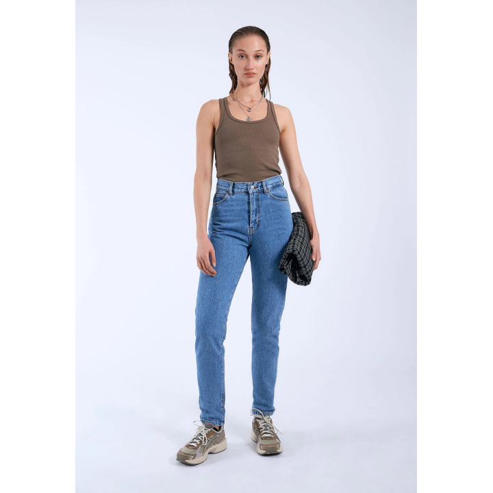 Dr Denim Pants Nora K82 Stream Sky Retro Denim - 2020103