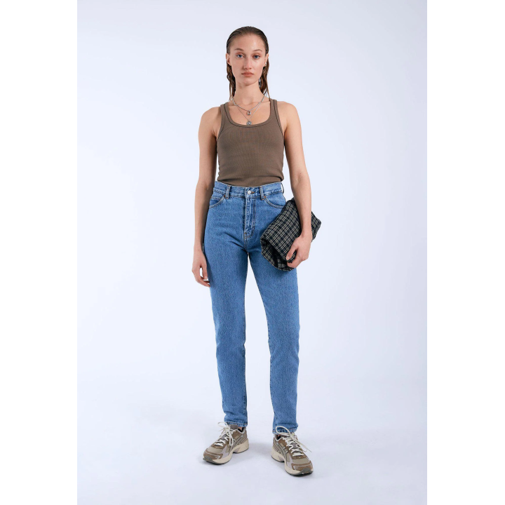 Dr Denim Pants Nora K82 Stream Sky Retro Denim - 2020103