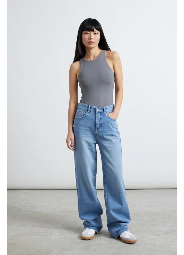 24 COLOURS Light Blue Denim Pants - 80370