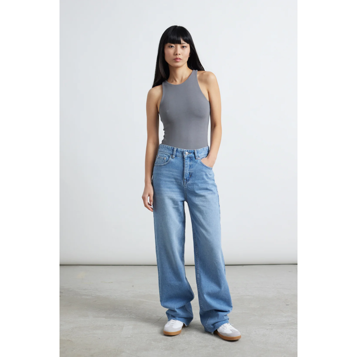 24 COLOURS Light Blue Denim Pants - 80370