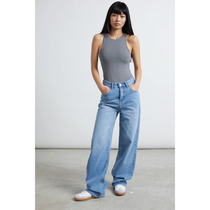24 COLOURS Light Blue Denim Pants - 80370