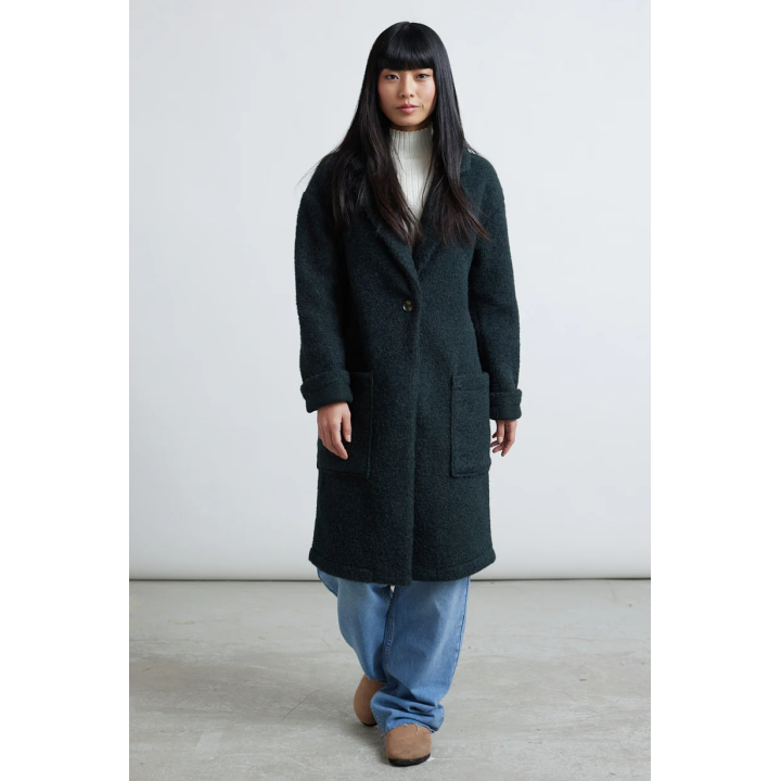 24 COLOURS Coat Forest Green - 90473a