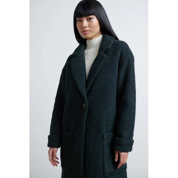 24 COLOURS Coat Forest Green - 90473a