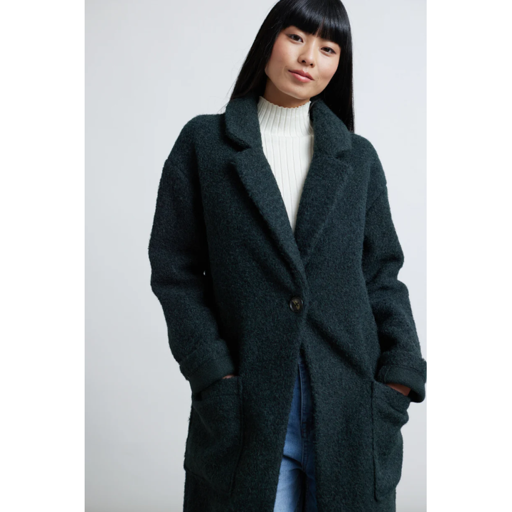 24 COLOURS Coat Forest Green - 90473a