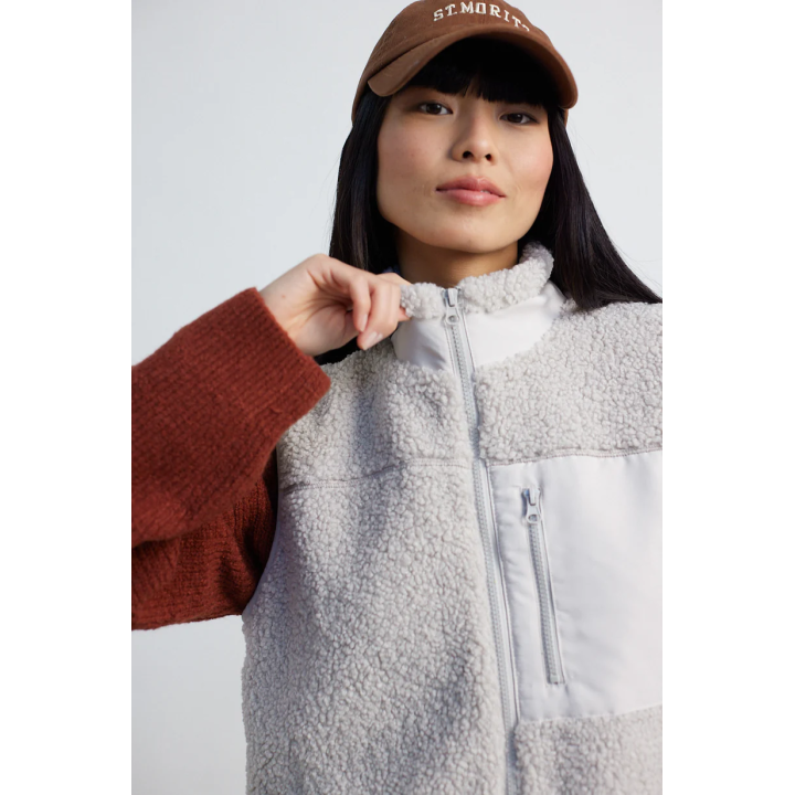 24 COLOURS Jacket Beige Vest Fleece -90467b
