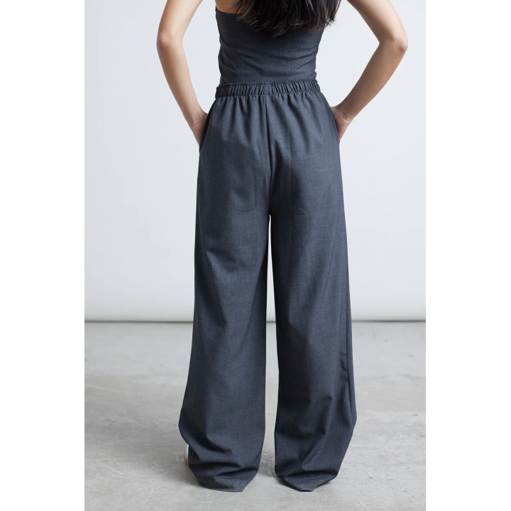 24colours Pants in grey-60843
