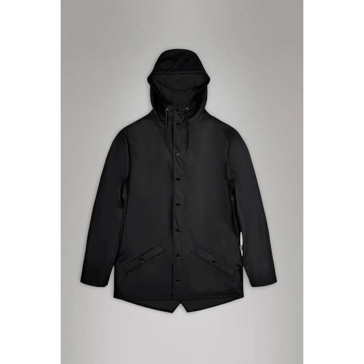 Μπουφάν Rains Jacket Black  - 12010