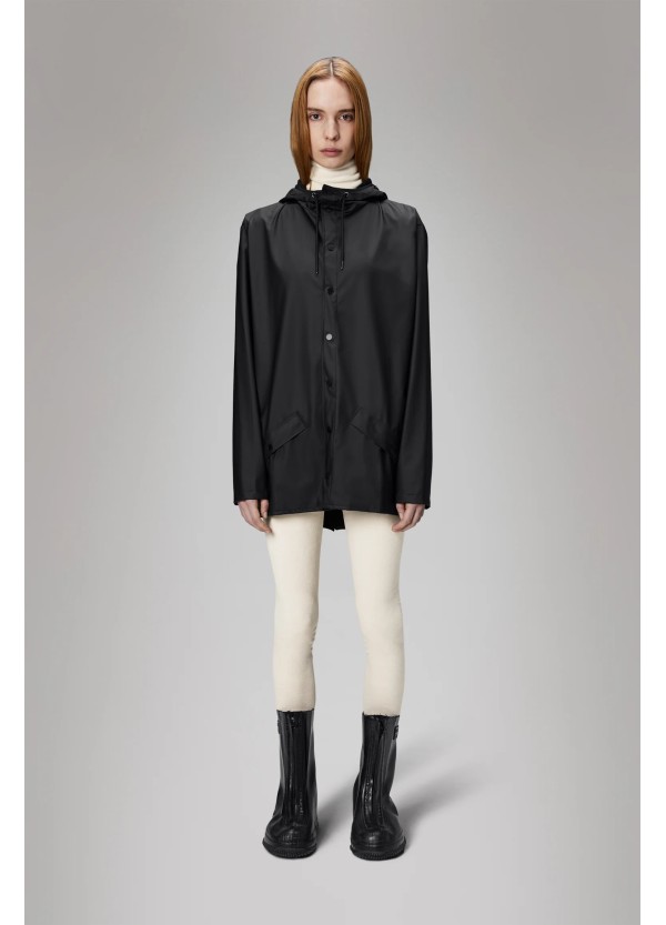 Μπουφάν Rains Jacket Black  - 12010