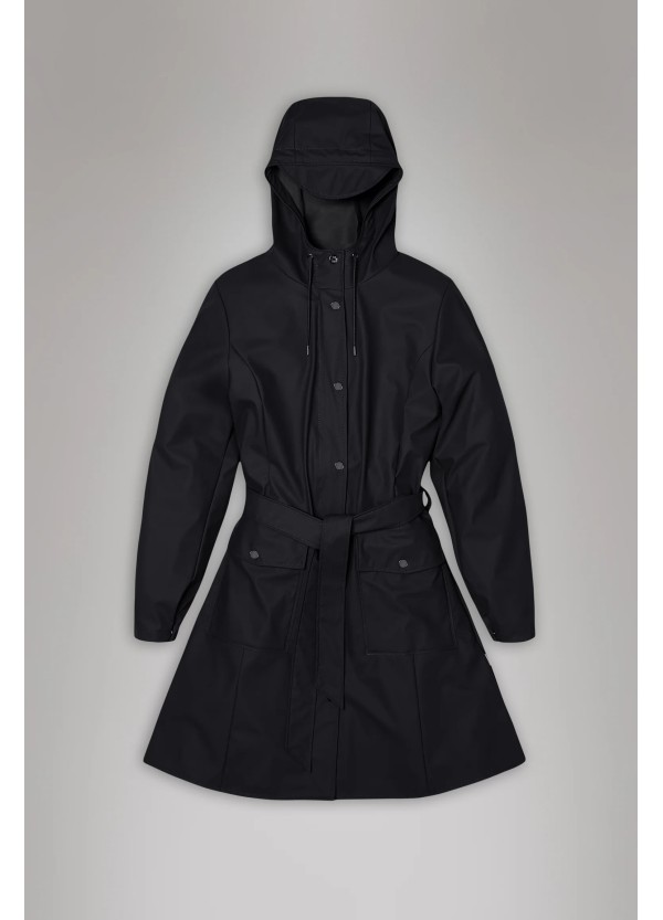 Rains Curve W Jacket Black -18130