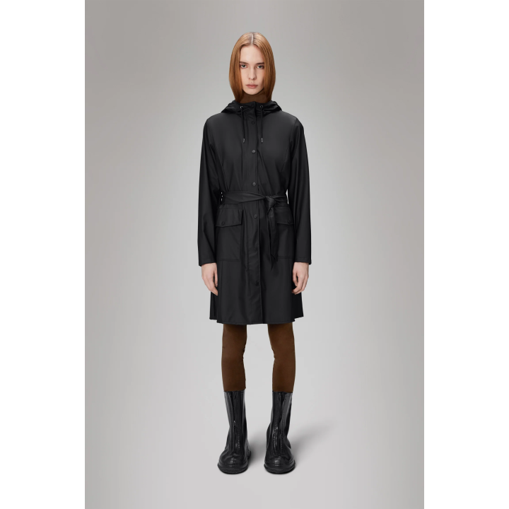 Rains Curve W Jacket Black -18130