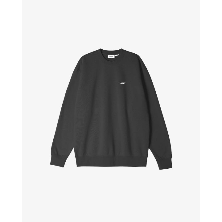 OBEY BOLD CREWNECK PREMIUM CREWNECK / BLACK -112862349