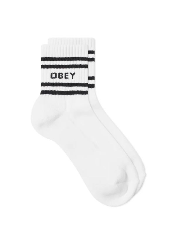 OBEY COOP SOCKS / WHITE - 200260070