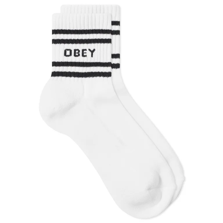 OBEY COOP SOCKS / WHITE - 200260070