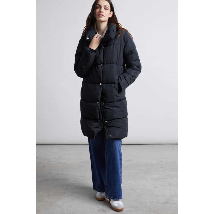24COLOURS  coat in black-90476a