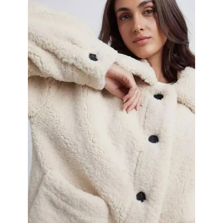 24COLOURS Beige Coat -90478