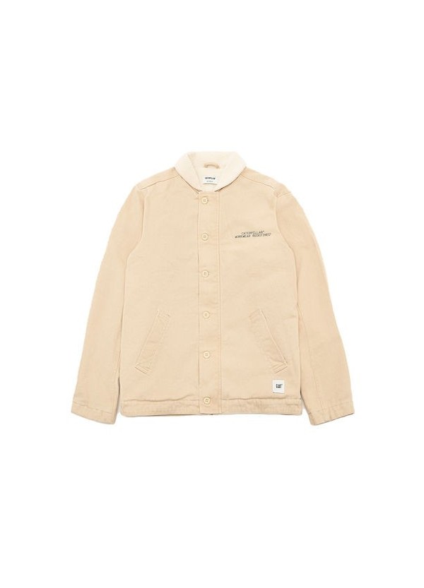 CATERPILLAR WASHED DECK JACKET/ BEIGE - 6040095