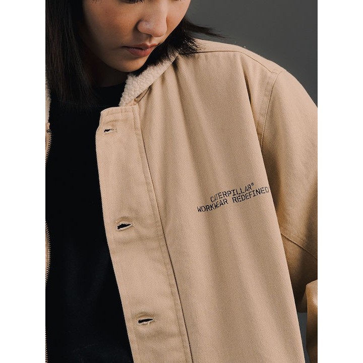 CATERPILLAR WASHED DECK JACKET/ BEIGE - 6040095