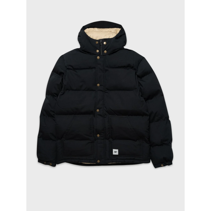 CATERPILLAR RIPSTOP BLACK PUFFER  JACKET - 6040098