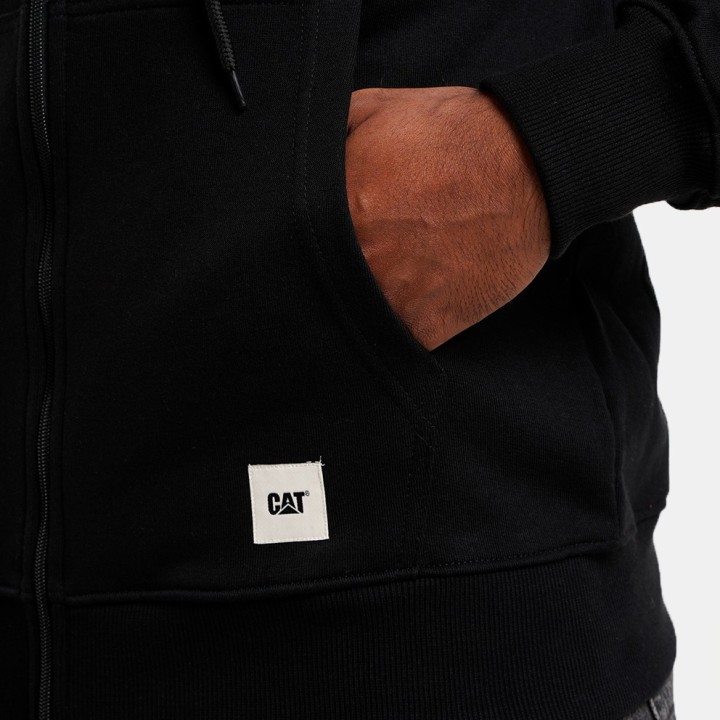 CATERPILLAR ESSENTIAL ZIP HOODIE/BLACK -6050164