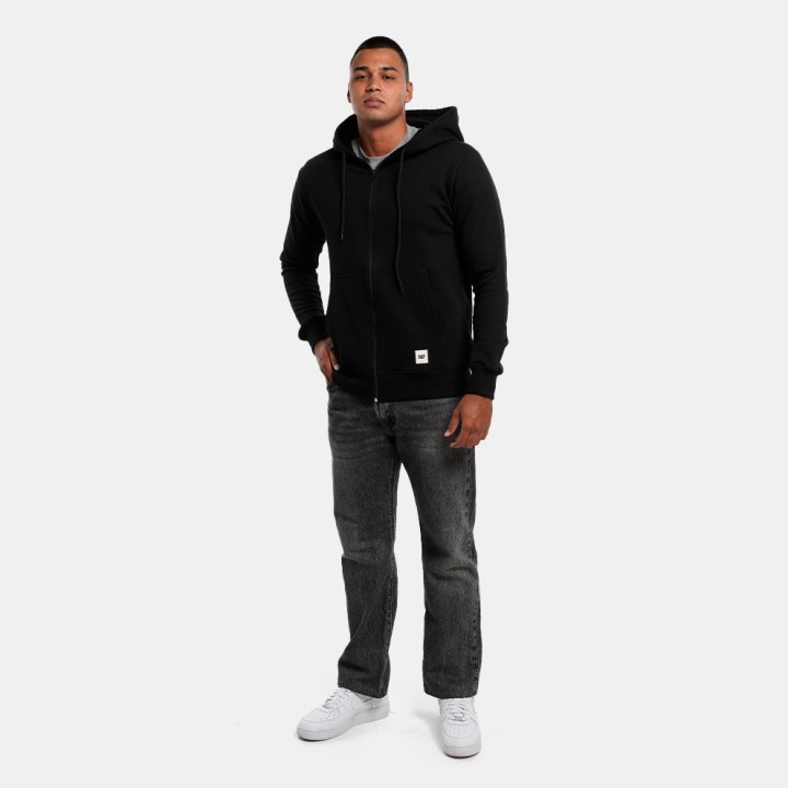 CATERPILLAR ESSENTIAL ZIP HOODIE/BLACK -6050164