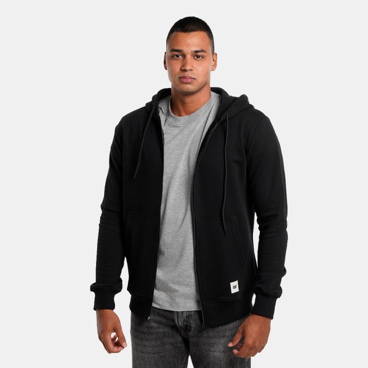 CATERPILLAR ESSENTIAL ZIP HOODIE/BLACK -6050164