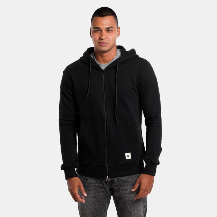 CATERPILLAR ESSENTIAL ZIP HOODIE/BLACK -6050164