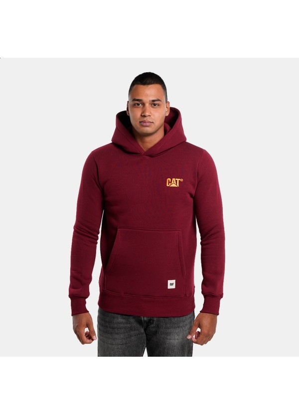 CATERPILLAR LOGO HOODIE MAROON -6050193