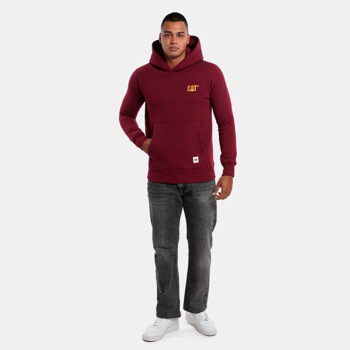 CATERPILLAR LOGO HOODIE MAROON -6050193