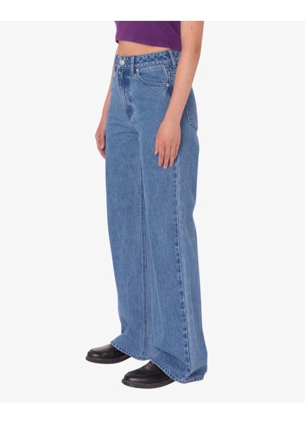 OBEY ERRAND HIGHWAIST 5-POCKET W DENIM PANTS - 242010055