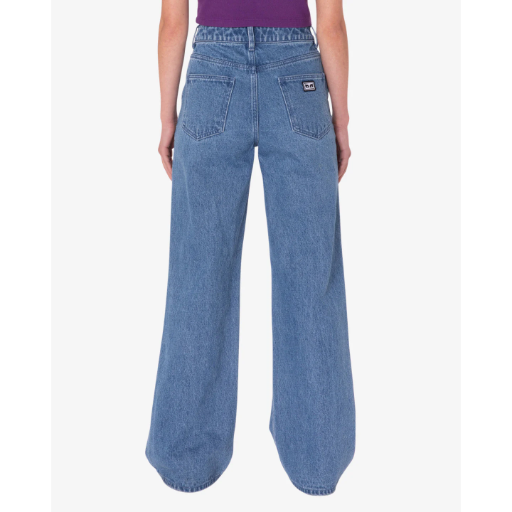 OBEY ERRAND HIGHWAIST 5-POCKET W DENIM PANTS - 242010055