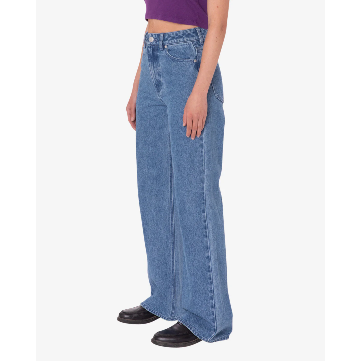 OBEY ERRAND HIGHWAIST 5-POCKET W DENIM PANTS - 242010055