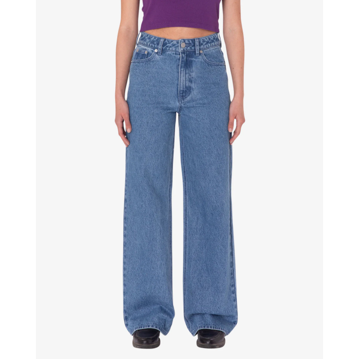 OBEY ERRAND HIGHWAIST 5-POCKET W DENIM PANTS - 242010055